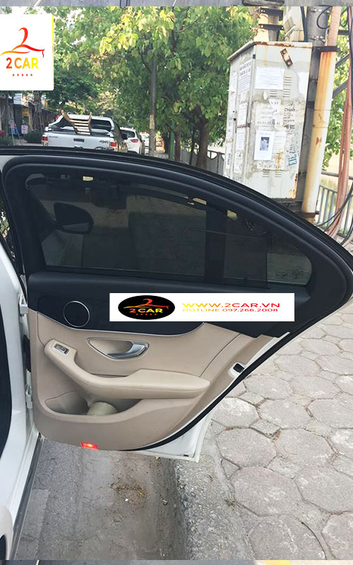 [Rèm Loại 1] Rèm che nắng nam châm xe Mercedes C200, C250, C300 2016-2020