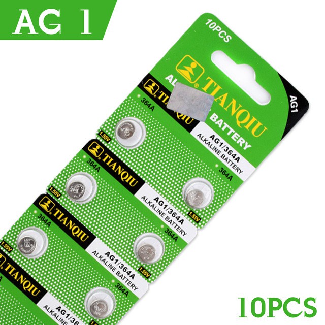 Pin cúc áo AG1 giá bán theo vỉ 10 viên