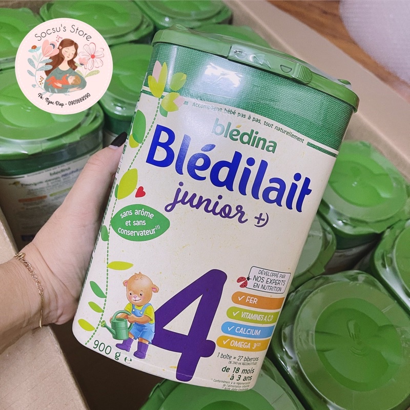 [SALE SOCK] Sữa bột Bledilait Pháp số 1,2,3,4 hộp 900g