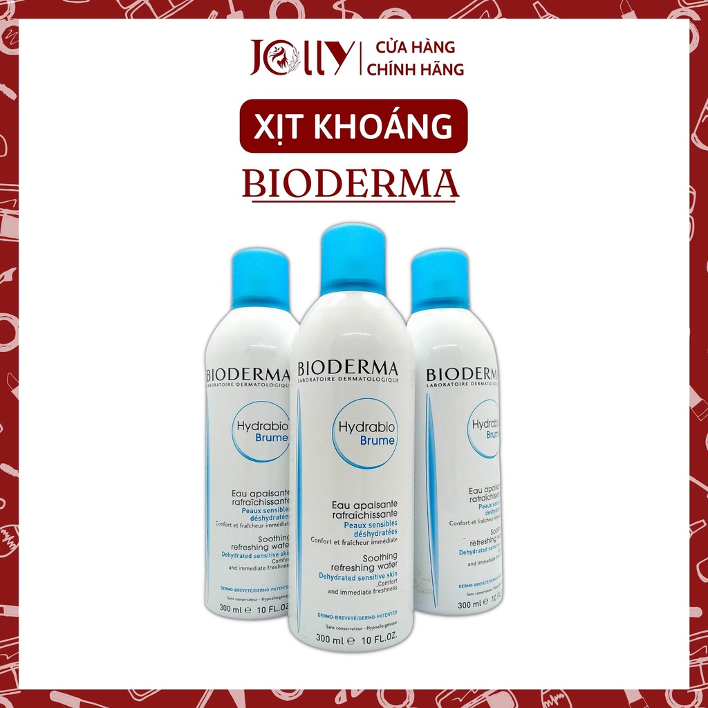 Xịt khoáng Bioderma Hydrabio Brume Soothing Refreshing 300ml