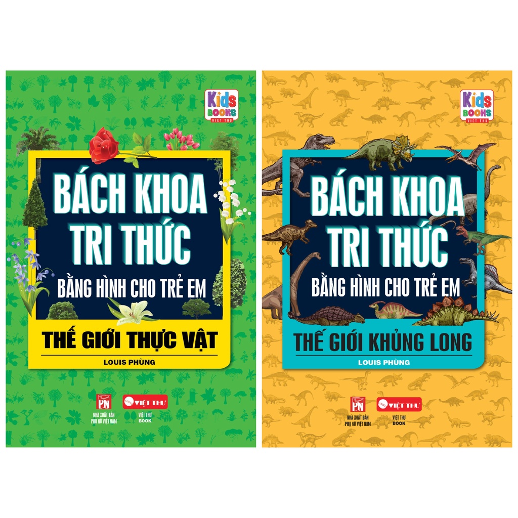Sách - bách khoa tri thức - bằng hình cho trẻ em - thế giới khủng long - thế giới thực vật