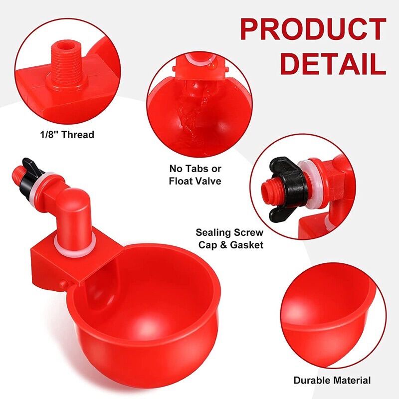máng uống nước tự động cho gà 1 cái