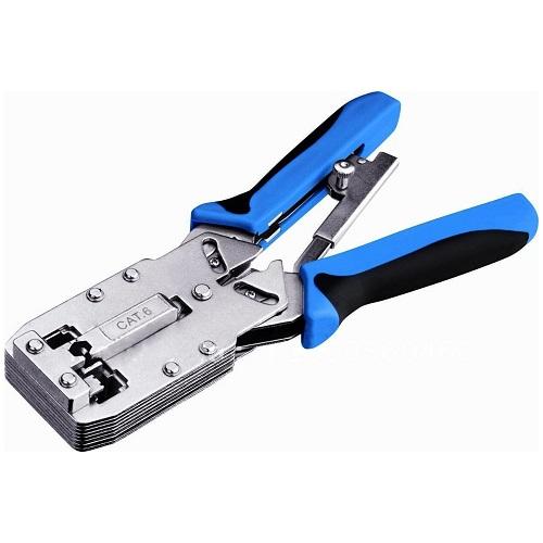 Kìm bấm cáp mạng đa năng cat6 HT-2810R, kìm bấm có cộng lực, bấm được đầu mạng 3 mảnh