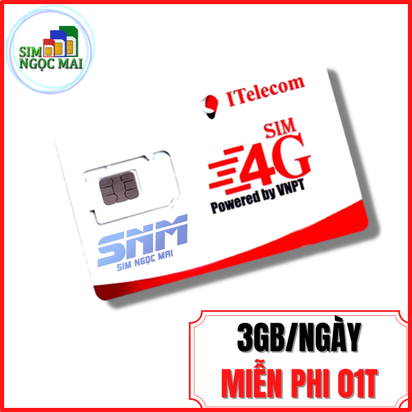 SIM 4G Itel gói MAY tặng 90GB DATA Chỉ 77K/Tháng -  nạp thẻ vinaphone - Sim Ngọc Mai