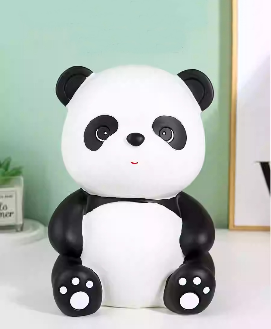 Ống Tiết Kiệm Heo Đất Pandabiz Gấu Trúc Ngồi Quà Tặng Trang Trí