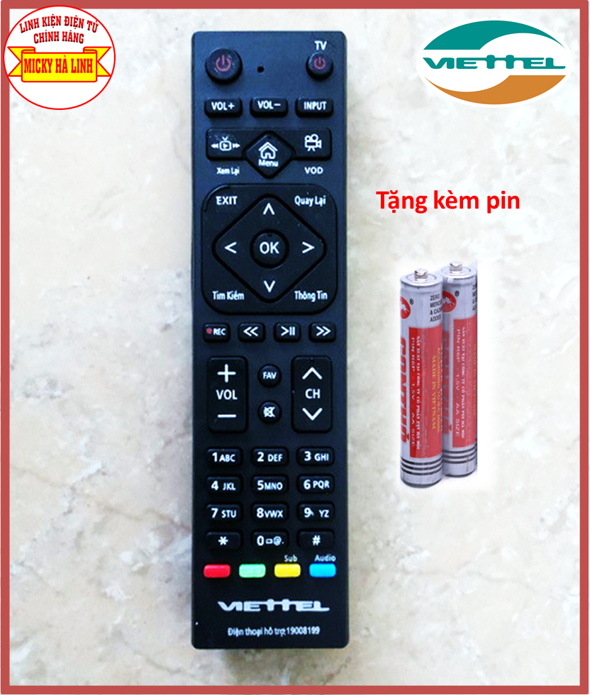 [HCM]Điều khiển VIETTEL - REMOTE VIETTEL - sử dụng cho đầu thu Viettel