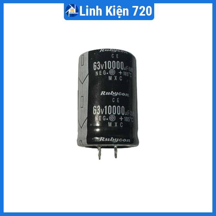 Tụ hóa 63V, tụ điện phân cực 1000uF