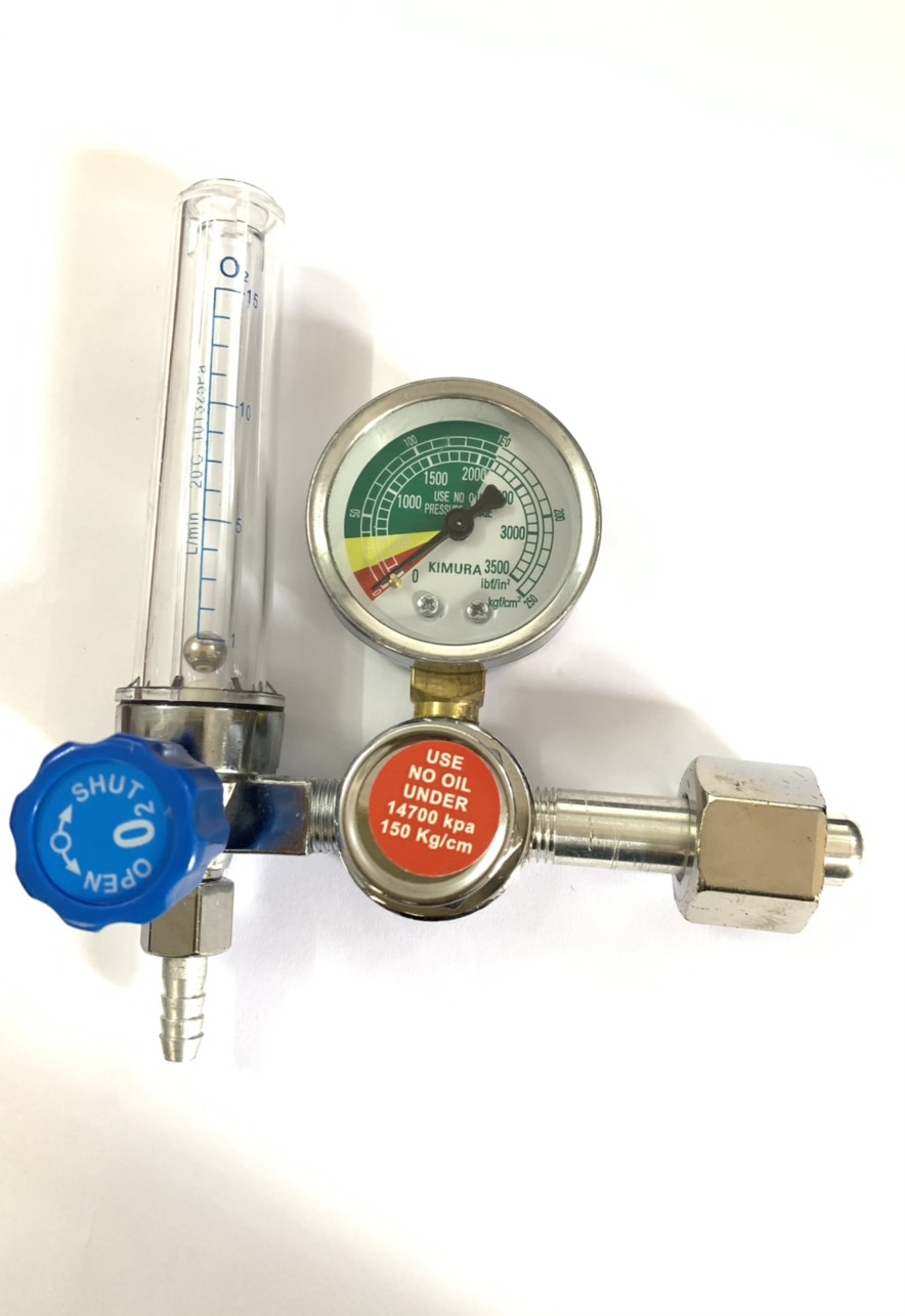 [Sẵn Hàng ] Đồng Hồ Argon AR101 - Lắp Cho Bình Khí Argon