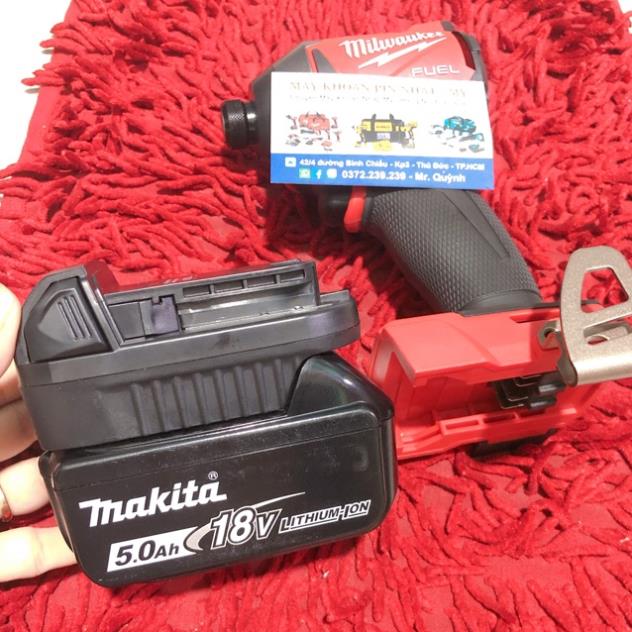 Nsv Đế chuyển từ pin makita qua máy milwaukee