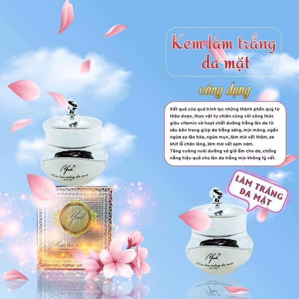 Kem làm trắng da mặt Youdi 15g