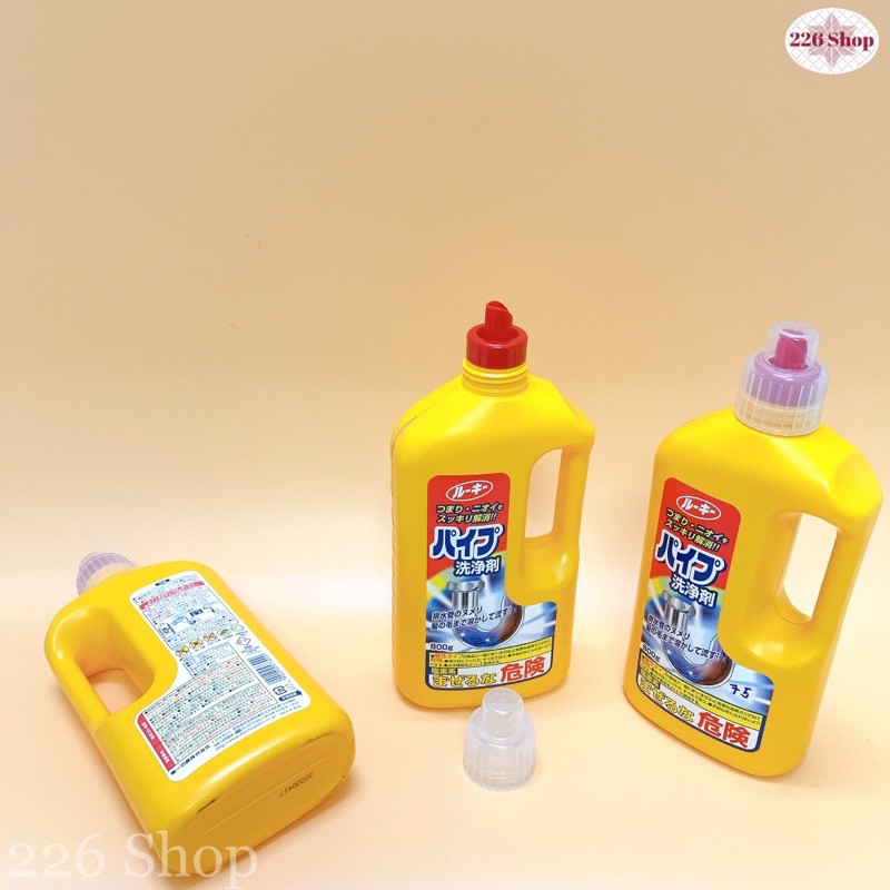 [HCM][Hàng Auth - Màu vàng] Nước thông cống Rocket Nhật bản.Dung tích 800ml