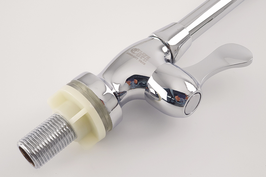Vòi rửa chén lạnh đồng mạ chrome Eurolife EL-RC05 (Trắng bạc)