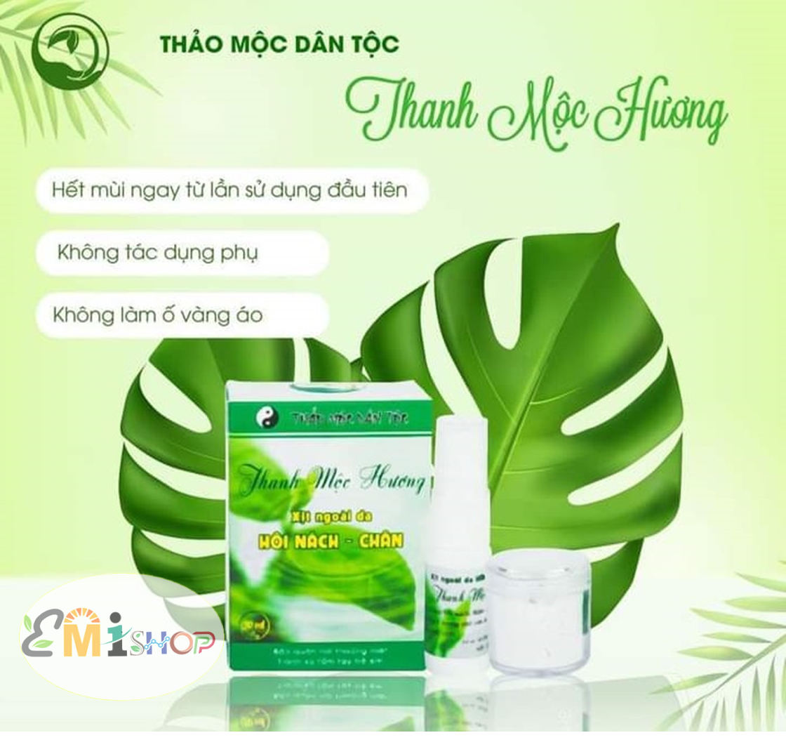 [HCM]Xịt khử mùi Hôi nách hôi chân tay Thanh Mộc Hương
