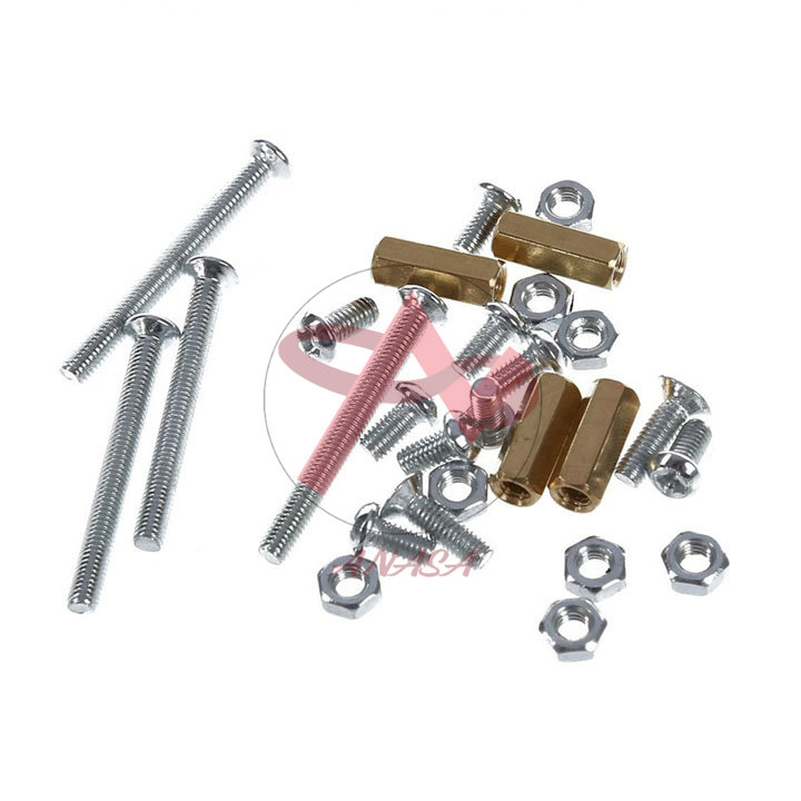 Bộ Khung Xe Robot 3 Bánh Mica Trong