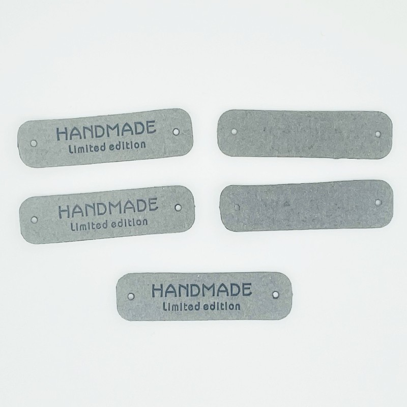 Tag quần áo tag da chữ nhật miếng da handmade 1.5cm*2cm