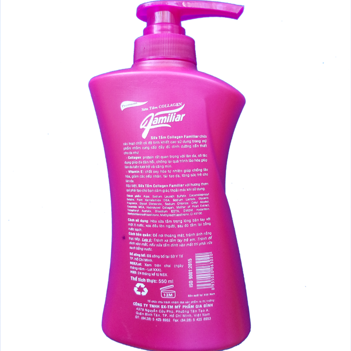 Sữa Tắm Collagen Familiar 550ml