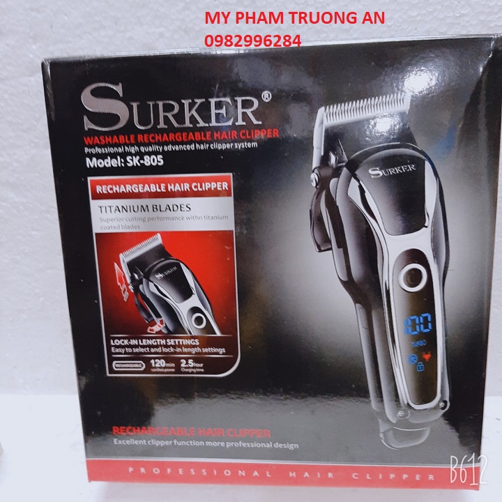 Tông Đơ Cắt Tóc Chuyên Nghiệp Surker SK-805
