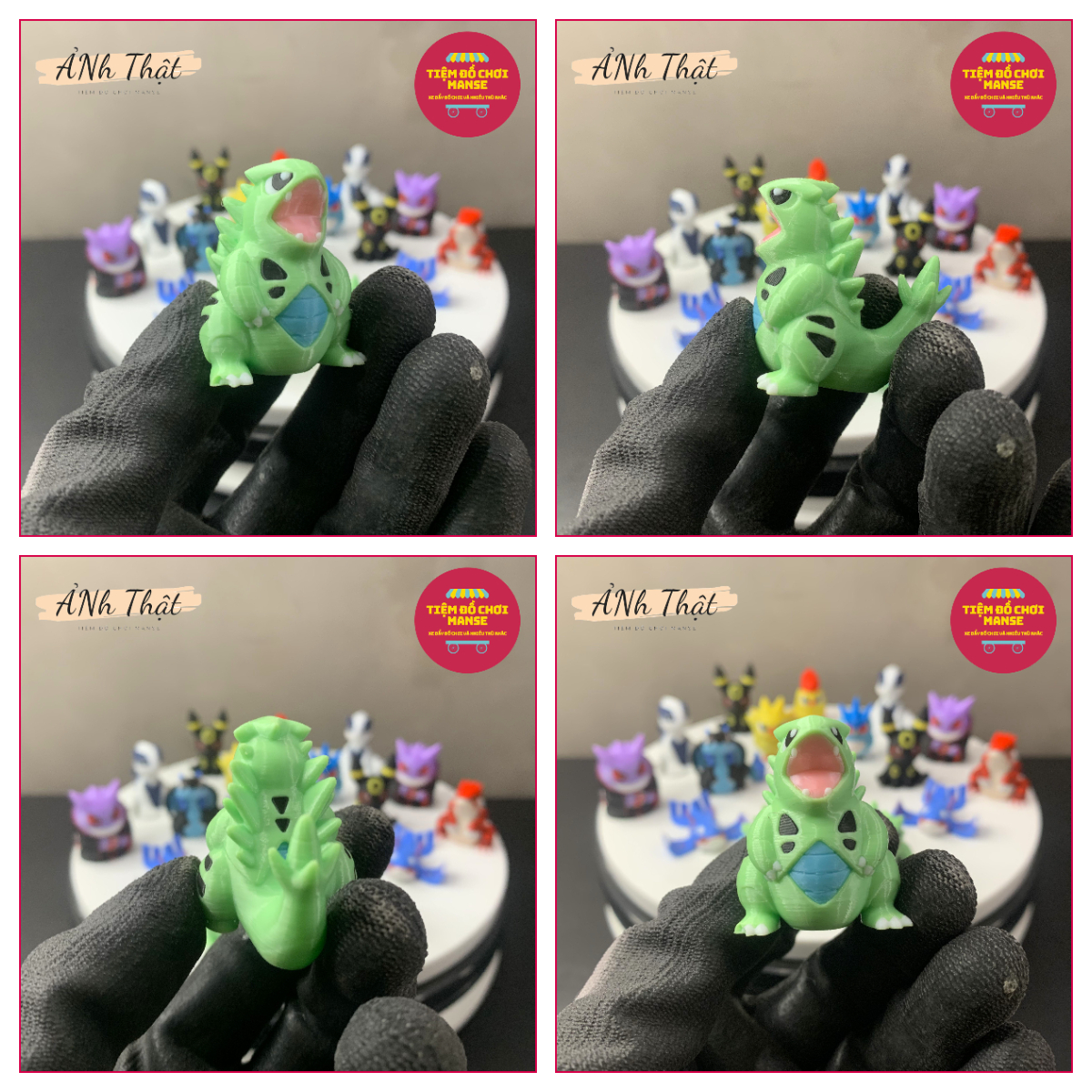 [ Thiết Kế Độc Quyền ] Mô hình Các Pokemon Mega Charizard, Charmander, Charmeleon, Tyranitar, Dragonite - Không Đụng Hàng