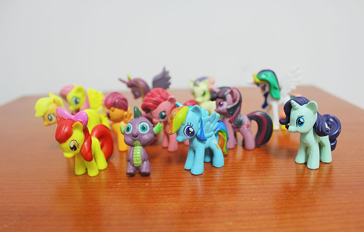 13 Ngựa Thiên Thần Pony (12 Ngựa 4cm-5cm+1 Ngựa 14cm)
