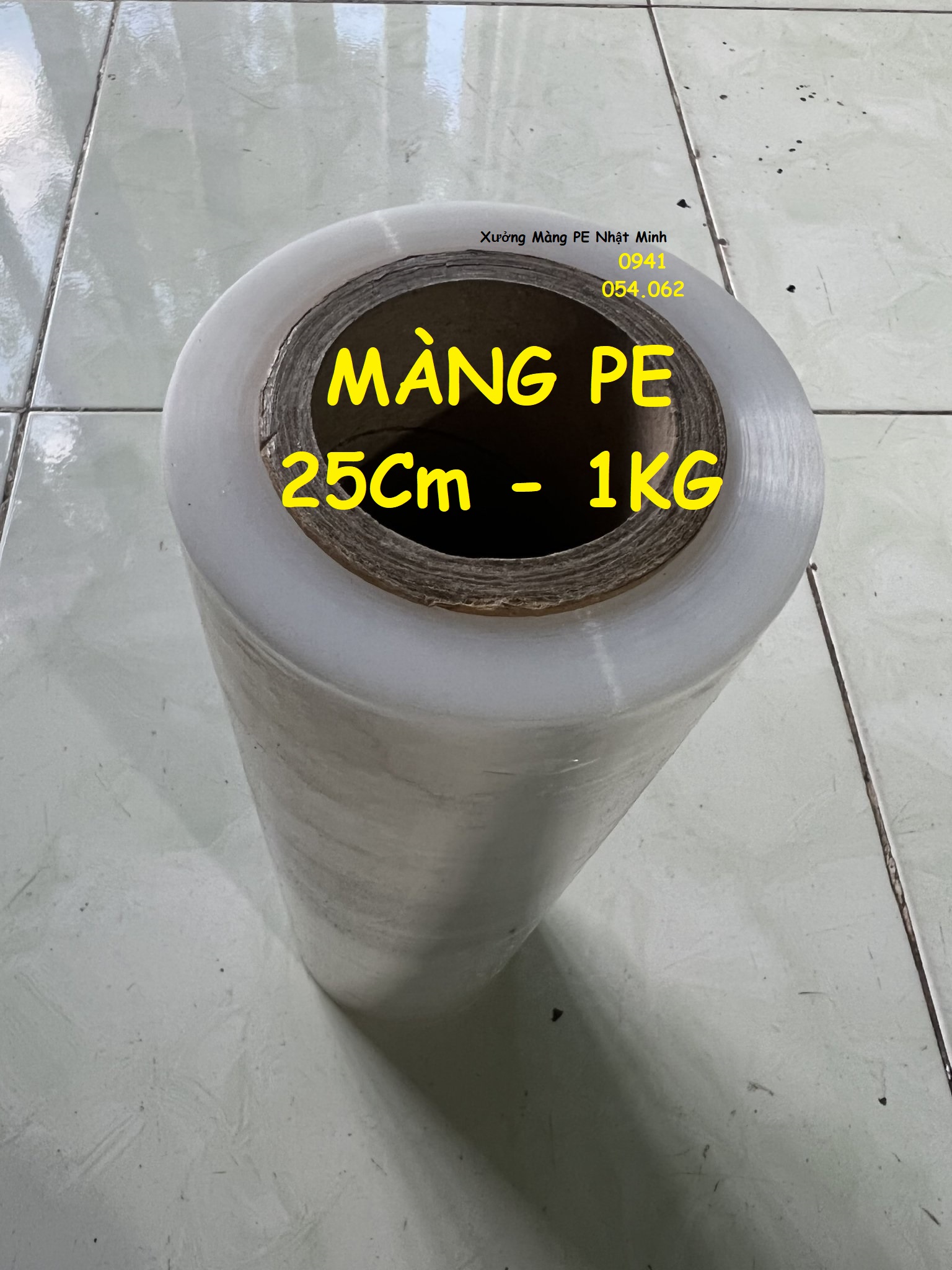 Màng PE, màng co,  màng quấn 25cm