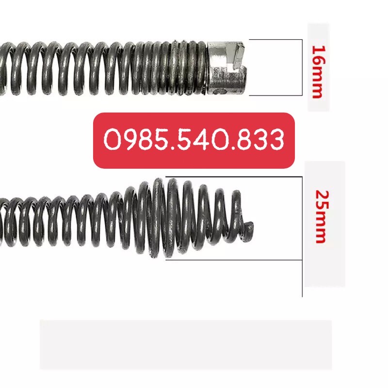 Dây thông tắc cống dài 9M ( phi 16 )