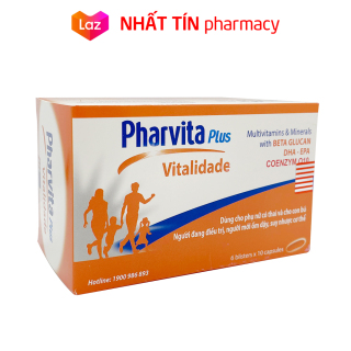 Viên uống Pharvita Plus bổ sung vitamin tổng hợp bồi bổ cơ thể tăng cường thumbnail