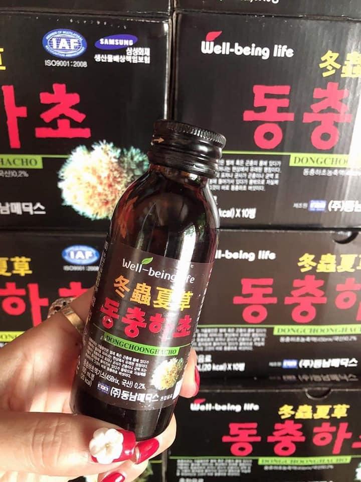Combo 10 Chai Nước Đông Trùng Hạ Thảo Hàn Quốc 100ml