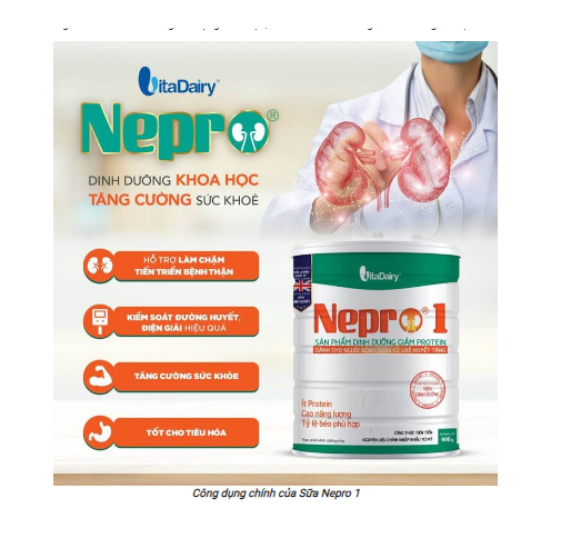 Sữa Nepro 1 900g ( cho người bệnh thận)