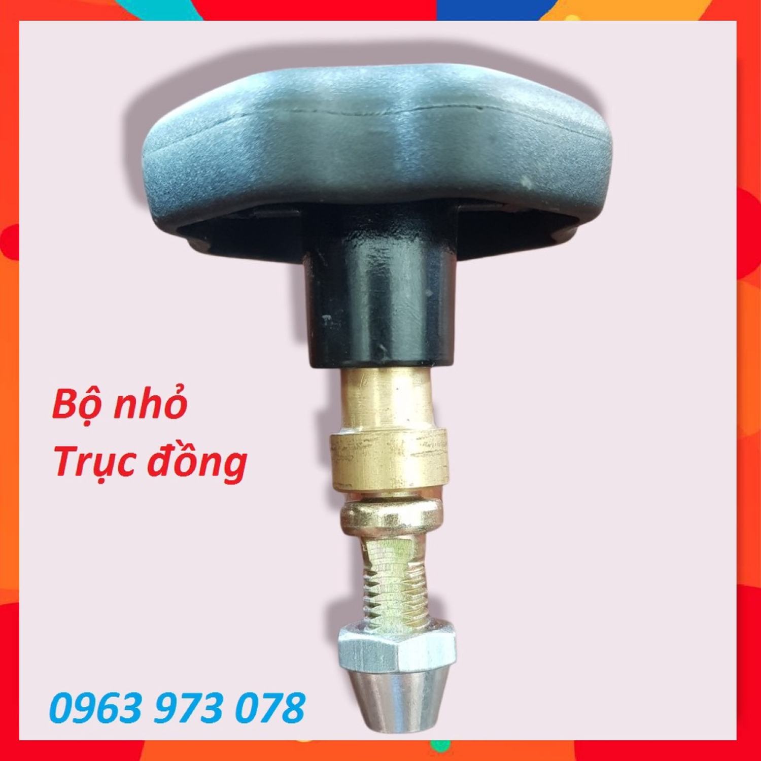 Trục đồng, núm vặn nồi áp suất ga 2 tay cầm