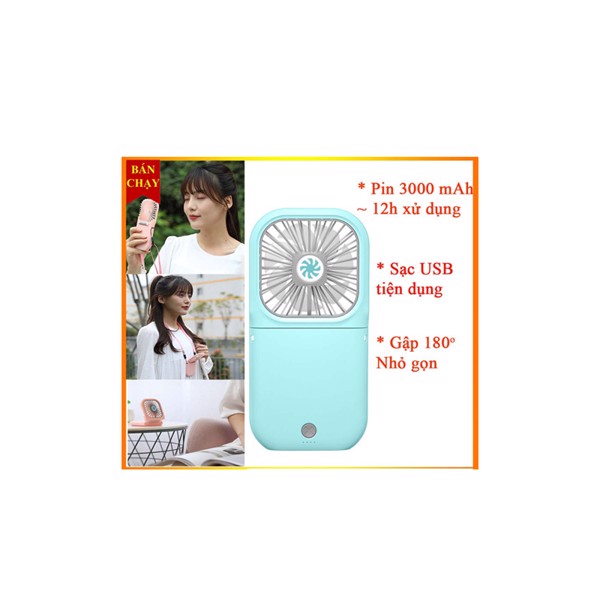 Quạt Mini Sendem F20 (Dung lượng 3000mAh)
