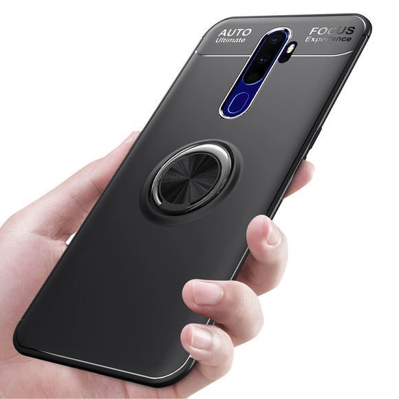 Ốp Lưng Auto Focus OPPO A5 2020, A9 2020 Cao Su Bracket Iring