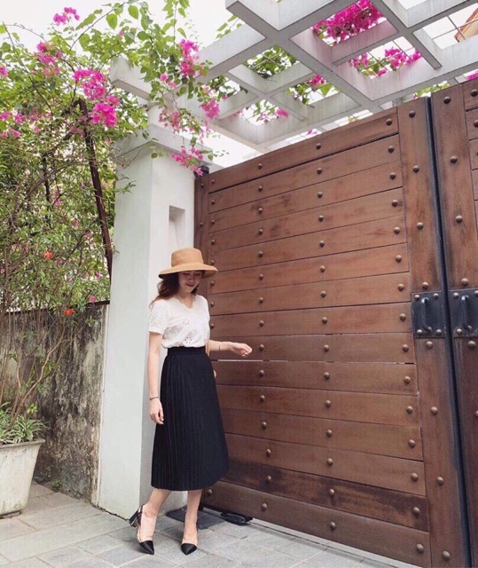 CHÂN VÁY XẾP LY DÁNG DÀI MS14929