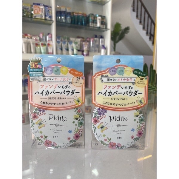 Phấn phủ PDC Pidite Clear Smooth Powder SPF 22PA+++ Nhật Bản