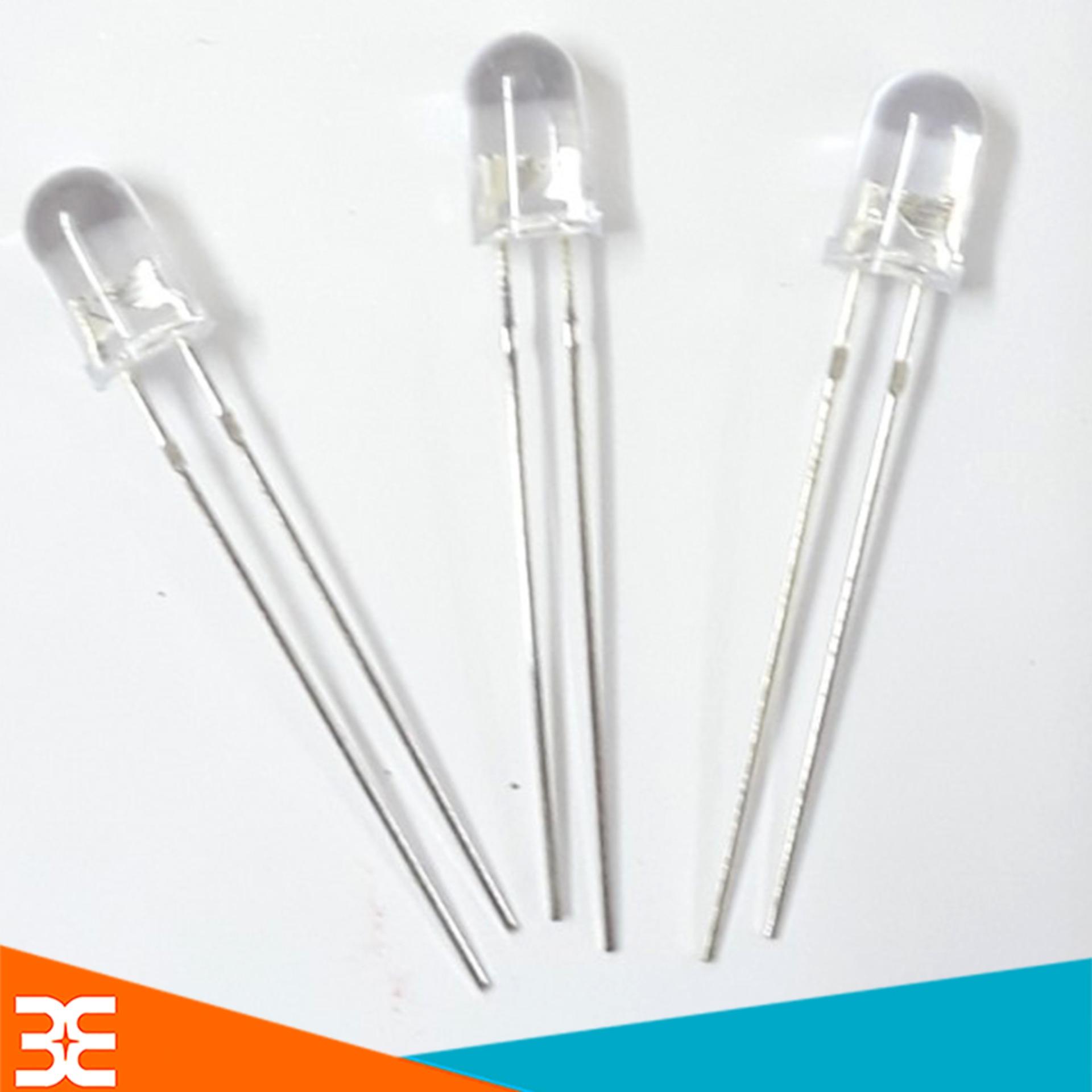 Gói 100 Con Led Đơn Siêu Sáng 5mm  - Trắng