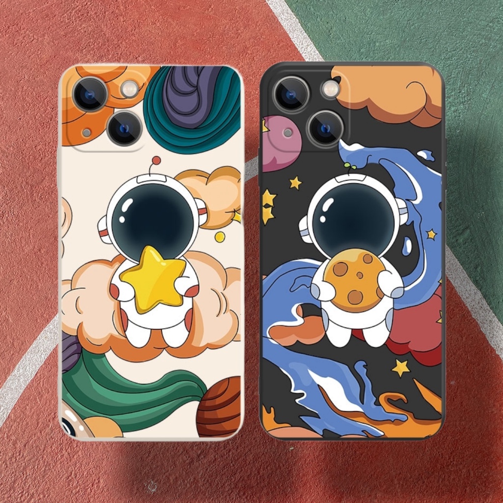 Ốp lưng Xiaomi Redmi Note 9,Note 9s,Note 9 Pro,Redmi Note 8,Note 8 Pro,Redmi Note 7,Note 5,Note 5 Pro Vuông Phi hành gia X75
