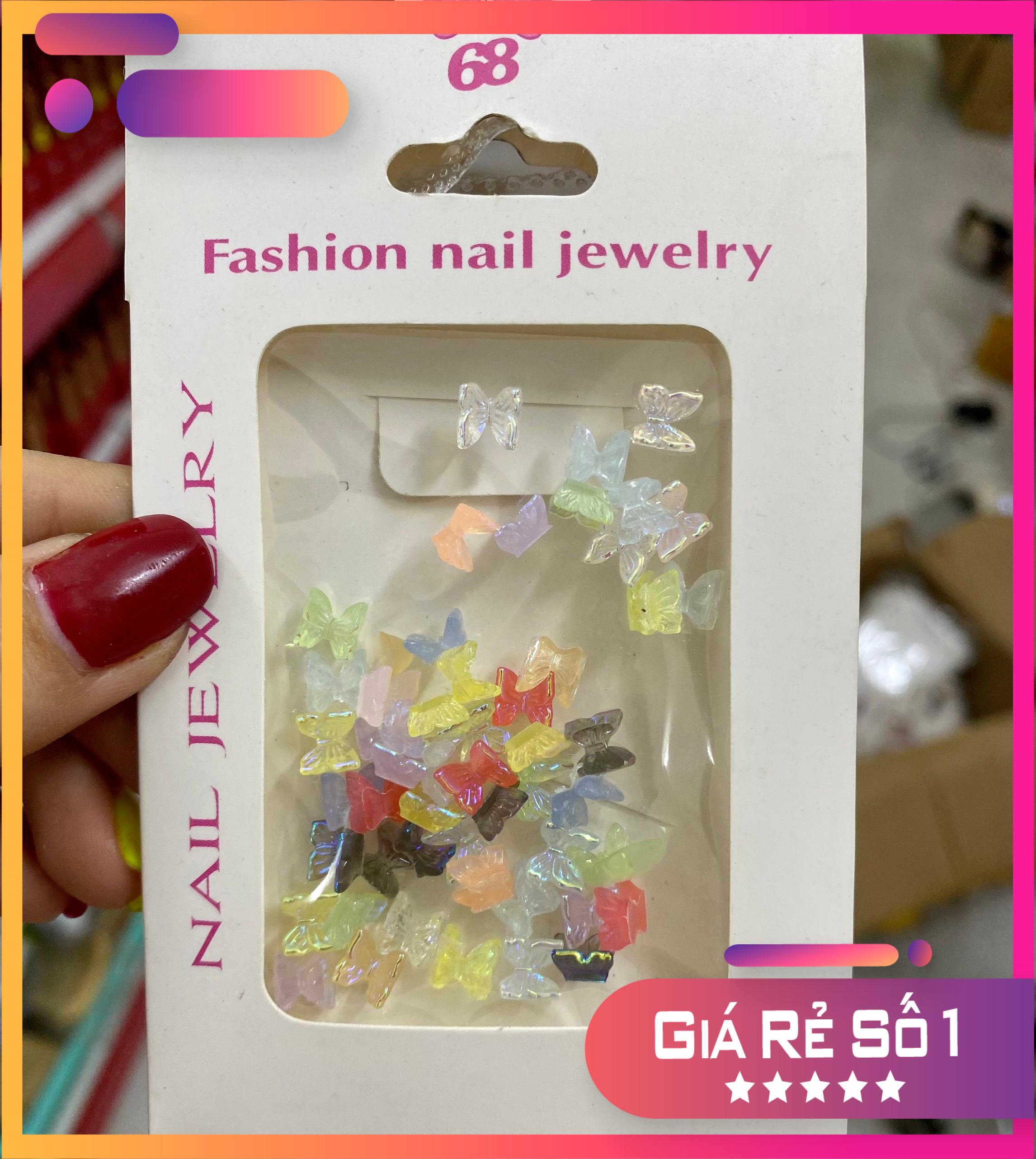 Chram gắn móng nơ ,táo , bướm Hot - Mini Nail