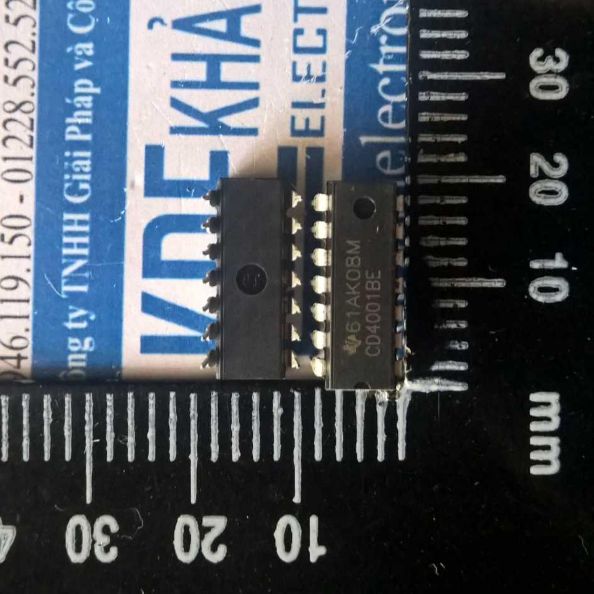 10 con cd4001be dip-14 ic 4 cổng logic nor kde1354
