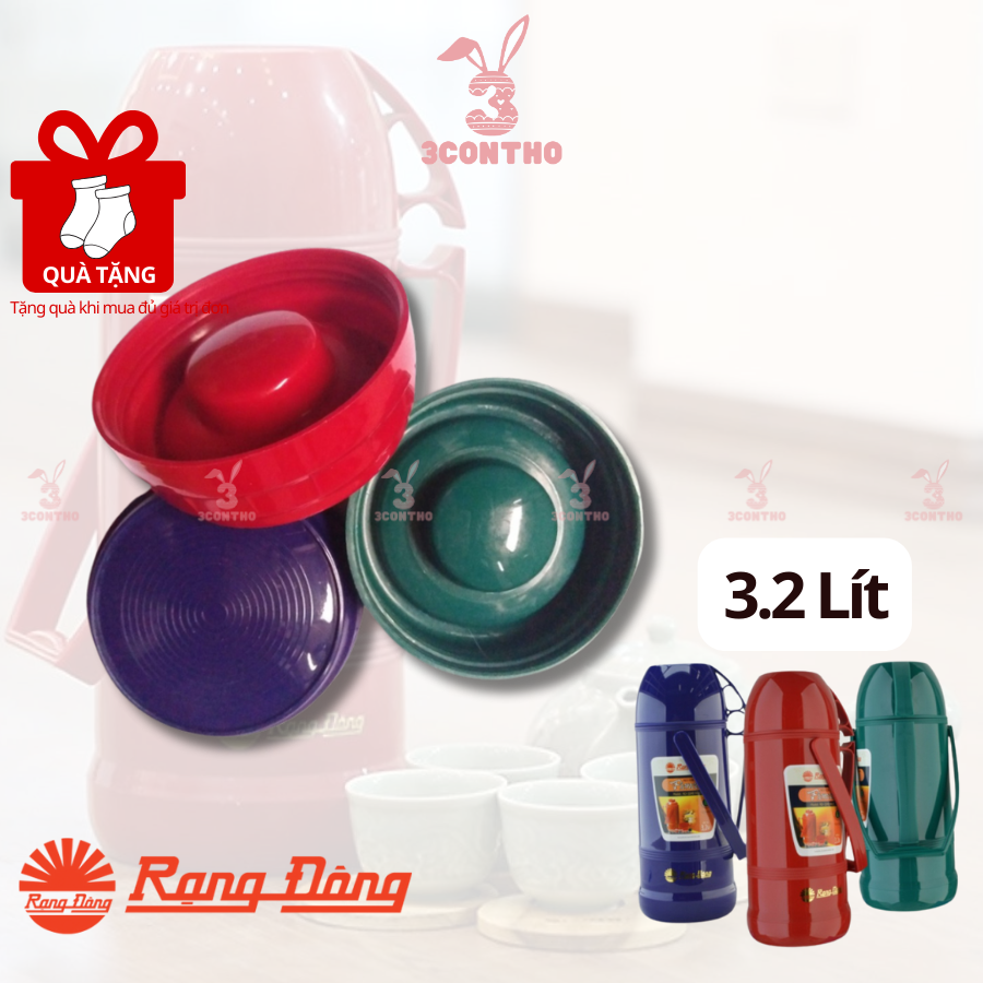 [HỎA TỐC] Nắp phích 3.2 lít Rạng Đông mã 3245N1E, 3245N3 nút nhựa, nắp thay thế gioăng ron, phụ kiện thay thế bình thủy, bình giữ nhiệt 3245