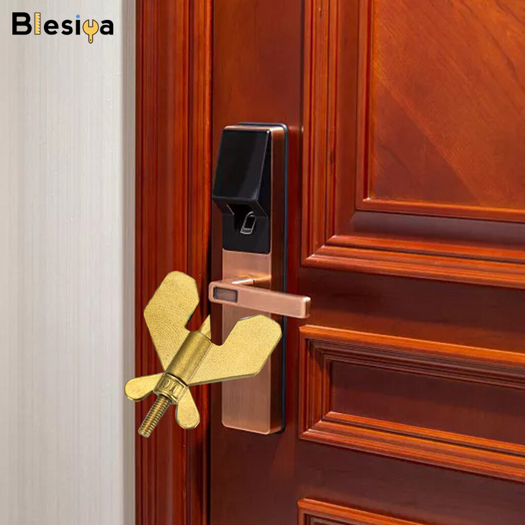 Blesiya Stainless Steel Small Portable Door Lock Security Bedroom Safety Lock
