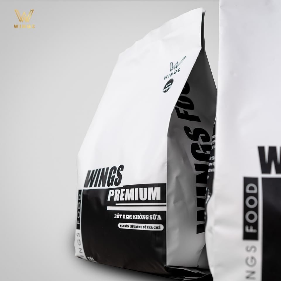 Bột sữa Wings gói 1kg - bột sữa béo tôn vị trà