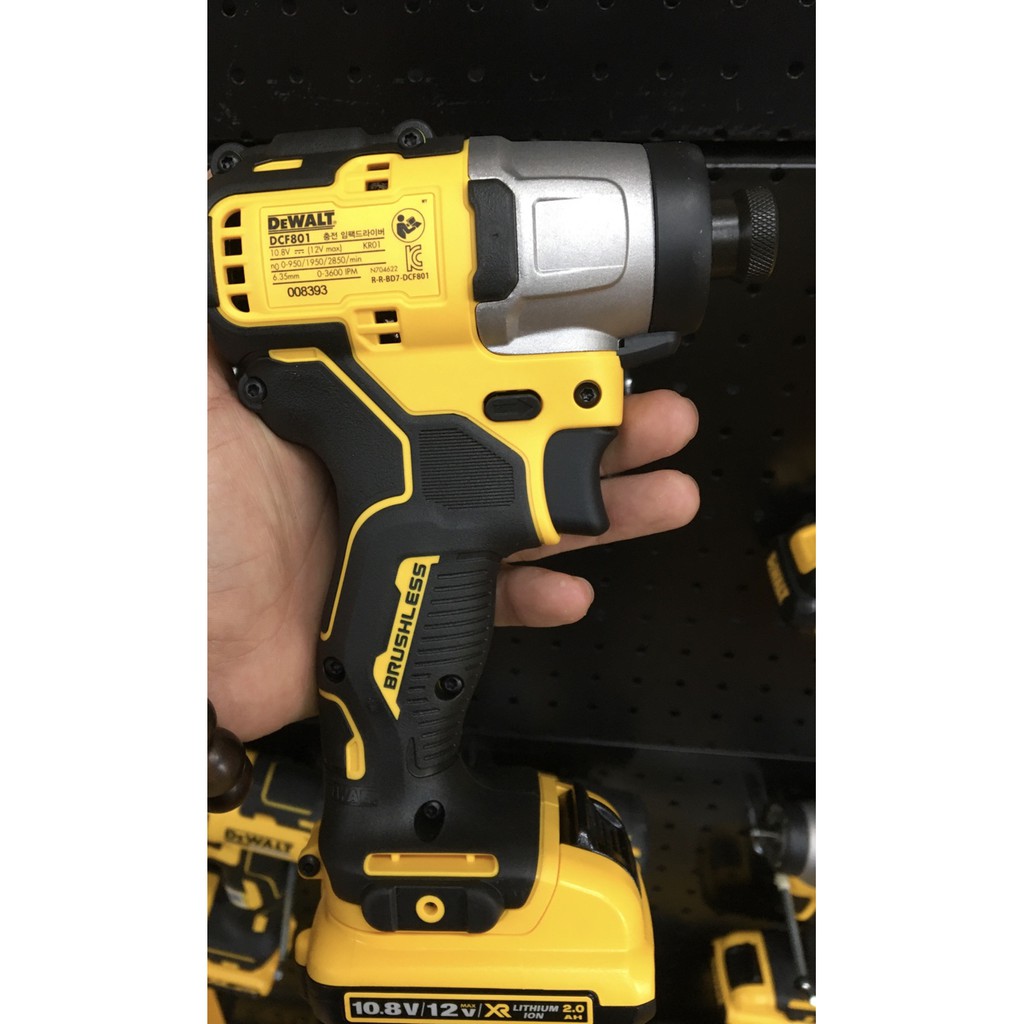 [Trả góp 0%]Máy Vặn Vít Cầm Tay 12V/Bl Dewalt Dcf801D2-Kr Dewalt DCF801D2-KR