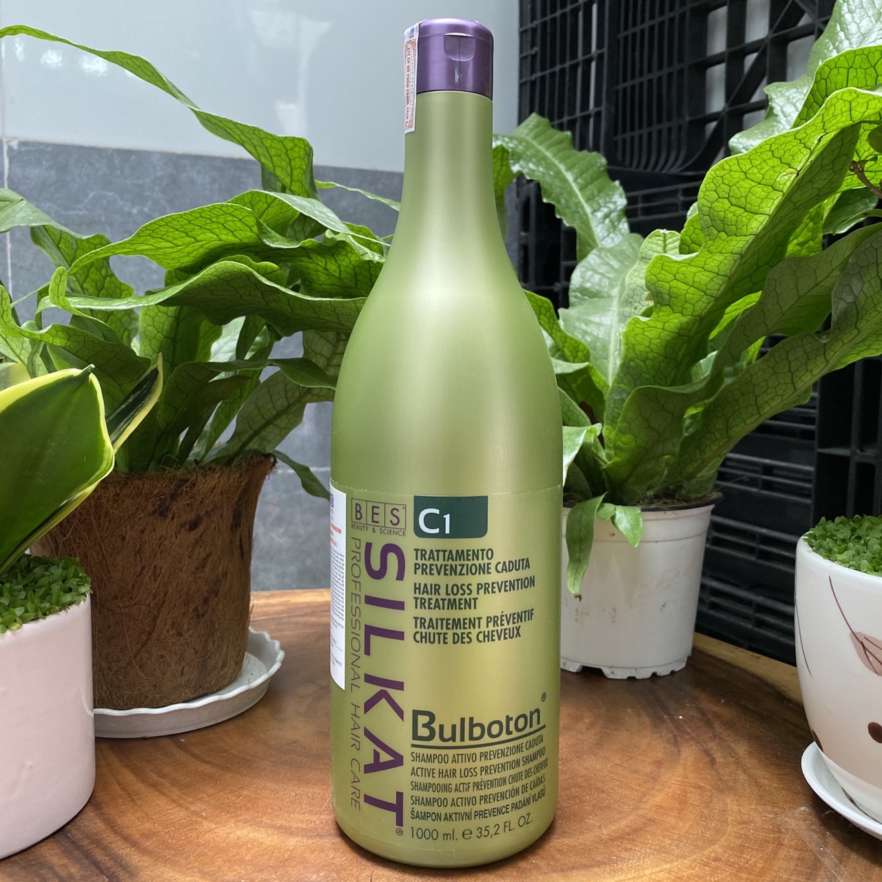 [HCM]Dầu gội chống rụng tóc Bes Hergen C1 Bulboton Shampoo 1000ml