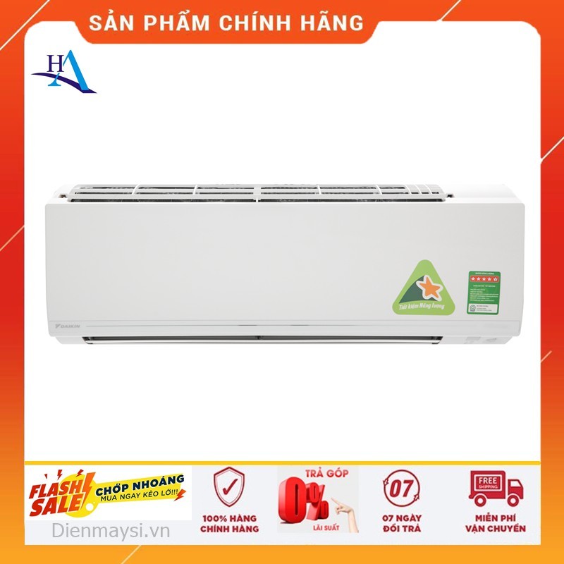 [HCM][ELHAL5 giảm 7% tối đa 1TR] Máy lạnh Daikin Inverter 2.5 HP FTKC60UVMV (Miễn phí giao tại HCM-ngoài tỉnh liên hệ shop)