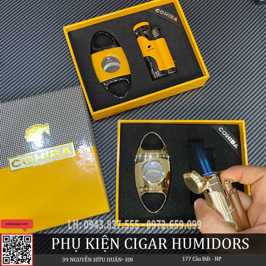 Set phụ kiện cigar 2 món Cohiba T14