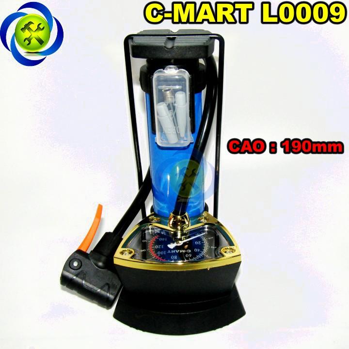 Bơm đạp 1 ống c-mart l0009 cao 190mm