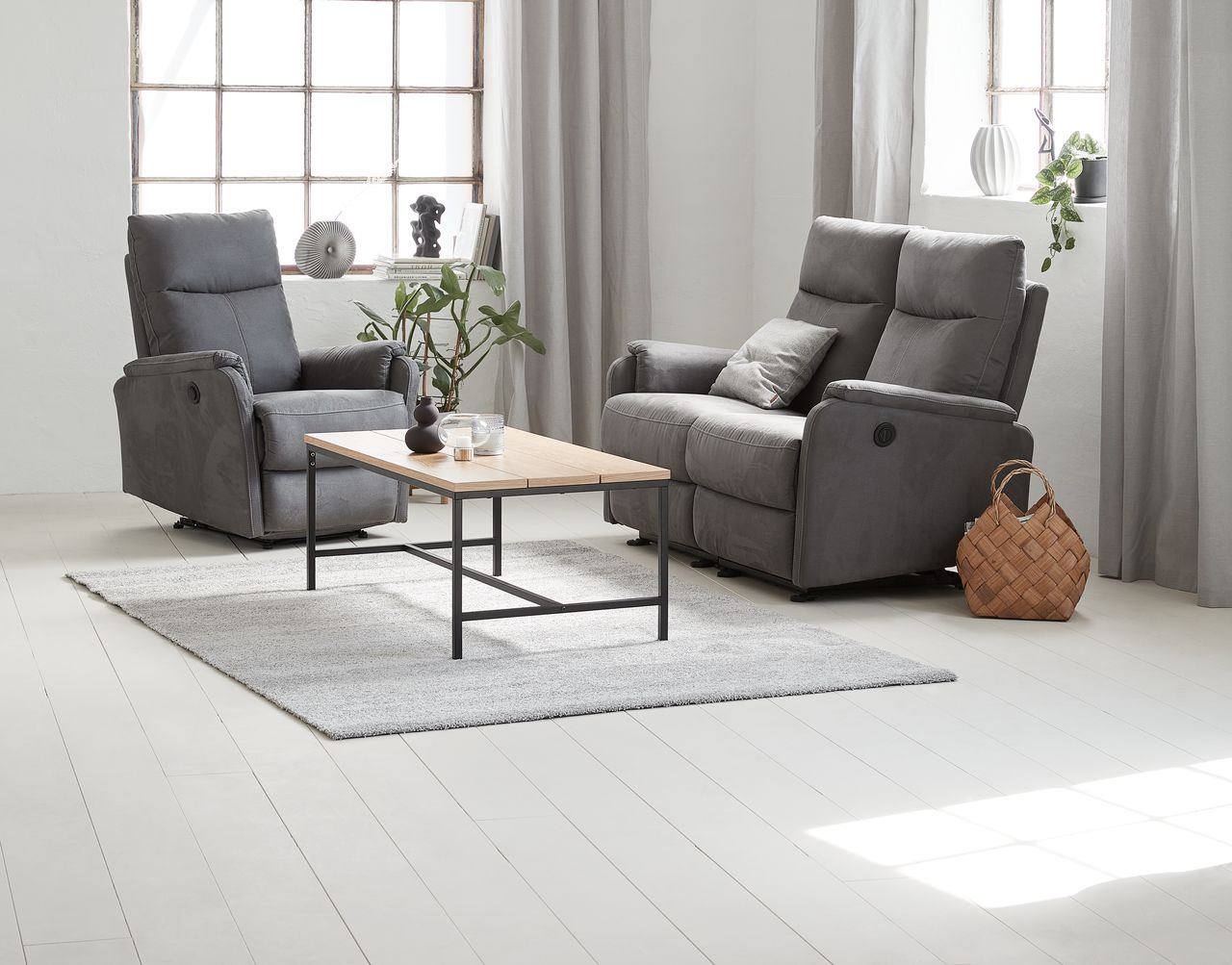 Thảm phòng khách JYSK Villeple polypropylene nhiều màu