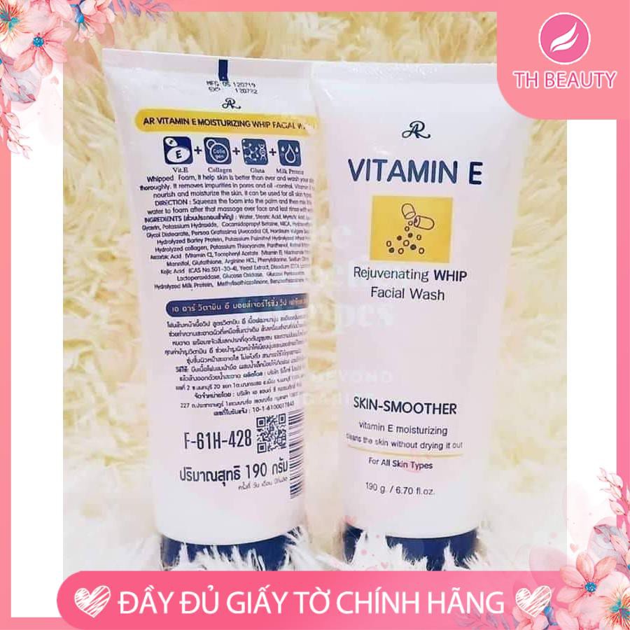 Sữa rửa mặt Vitamin E Thái Lan 190g