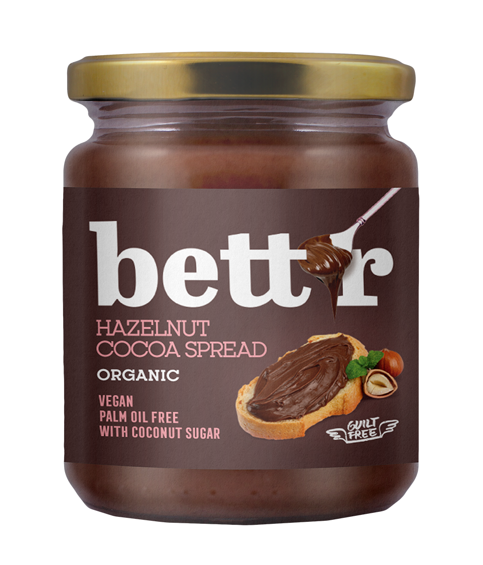 Better Organic Spread Hazelnut and CoCoa 250g