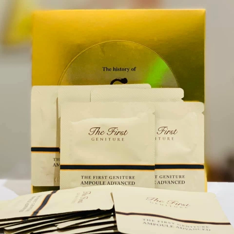 10 gói Sample Tinh chất vàng 24k OHUI The First Ampoule Advanced