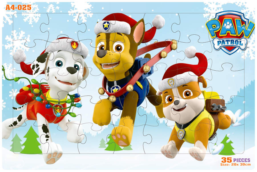 Bộ ghép hình bảng 35 mảnh - Paw Patrol